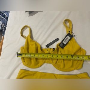 NWT Cuup “The Scoop” Bikini Top - Bamboo 38E